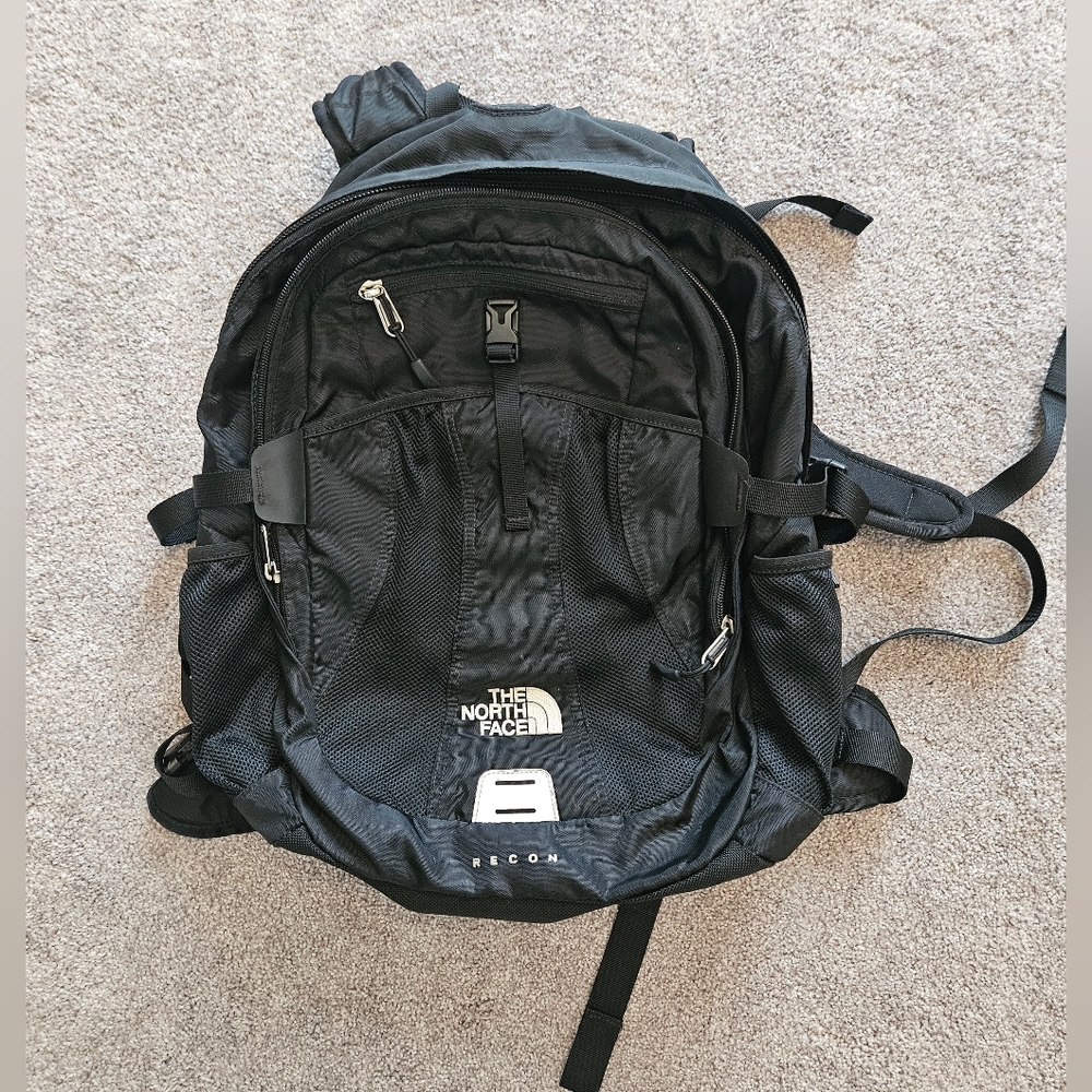 North Face Black Unisex Backpack